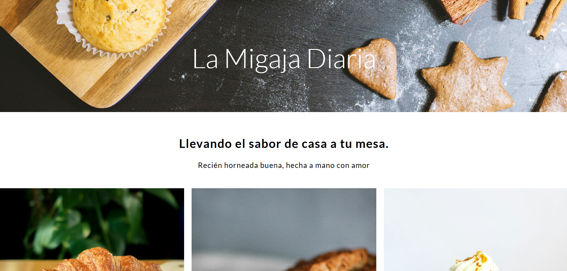 Ejemplo de diseño web profesional de Landing Page